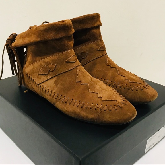 YSL Nino Fringe Bootie - Picture 1 of 8